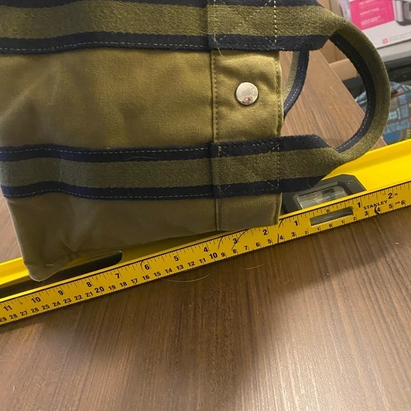 COPY - Hermès Green Cotton Canvas FOURRE TOUT PM … - Picture 6 of 6